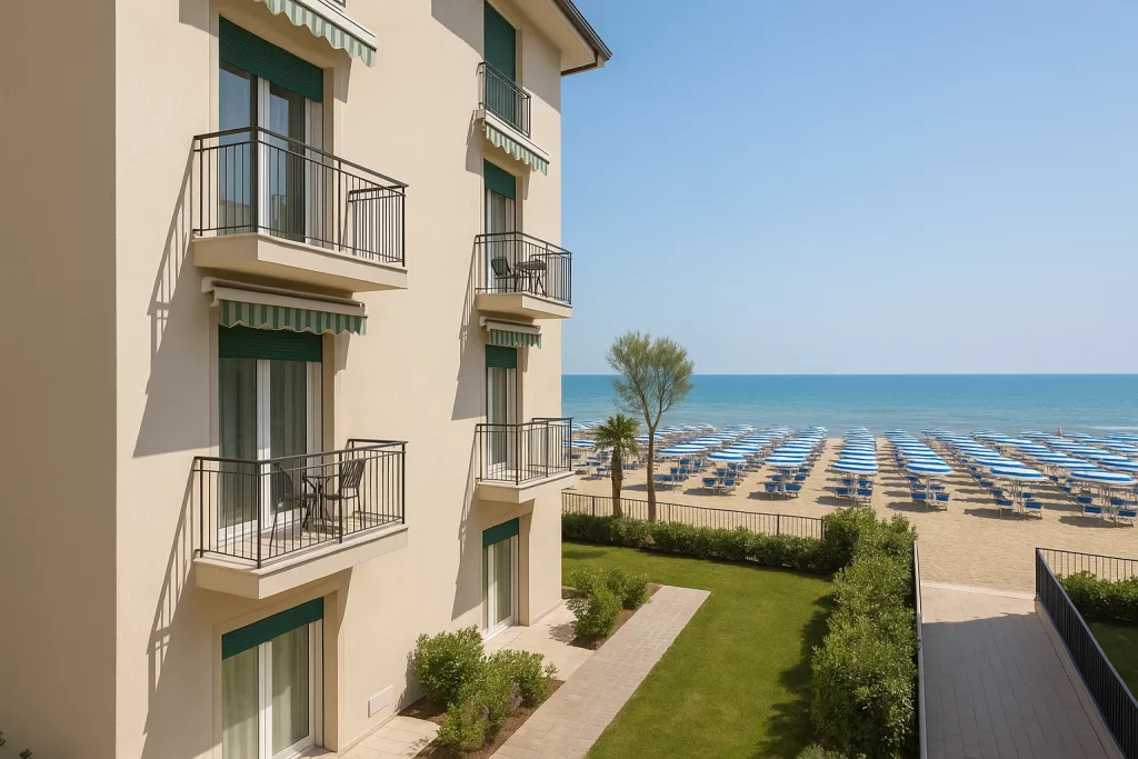 appartamento a pochi passi dalla spiaggia di Riccione, perfetto per una vacanza al mare.